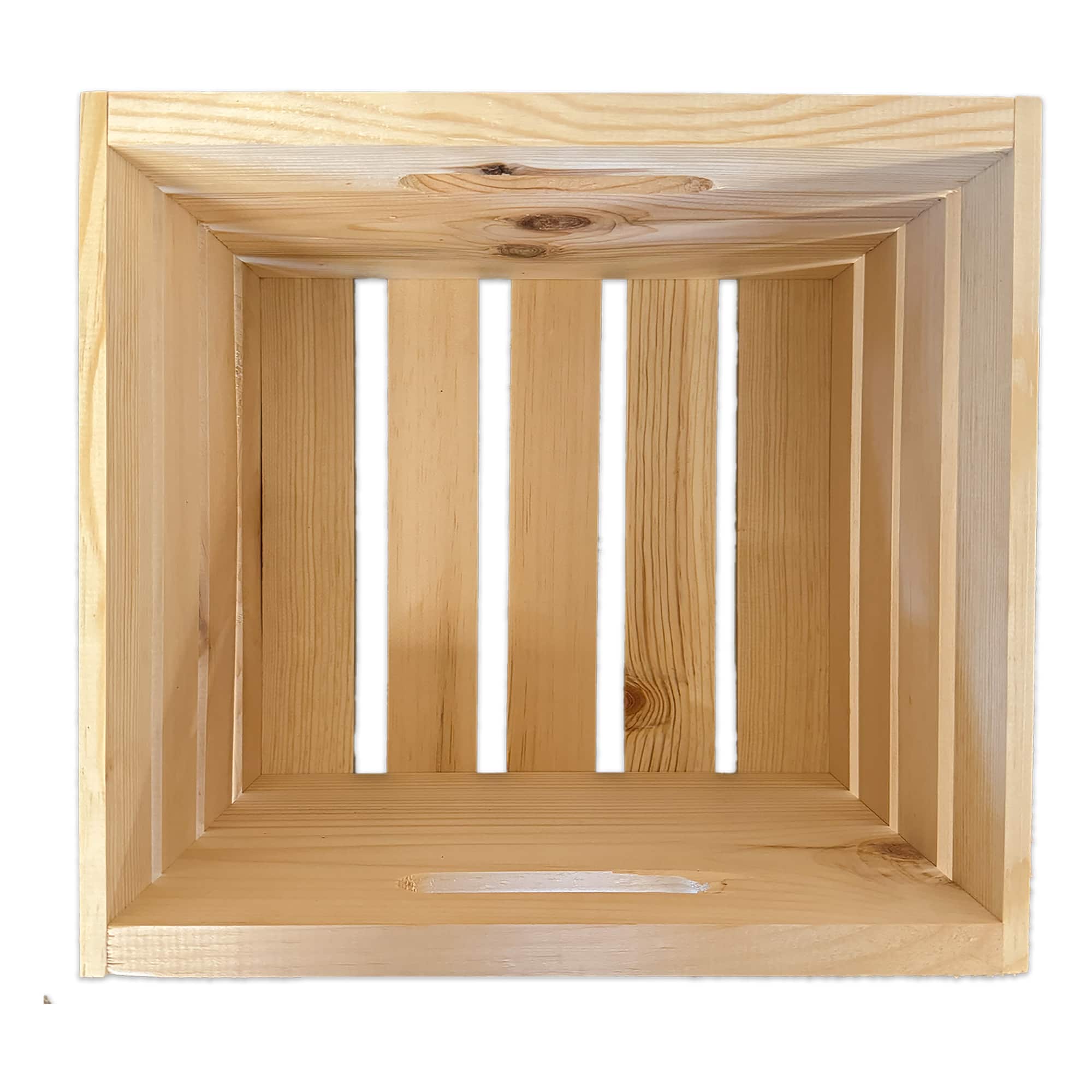 9.25" x 12.5" x 12.5" Pinewood Crate by Make Market®